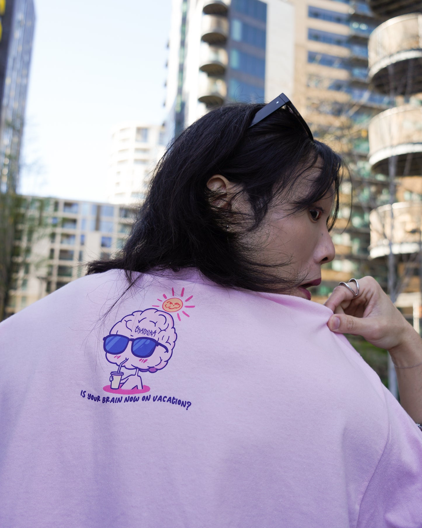 BRAIN ON VACATION TSHIRT